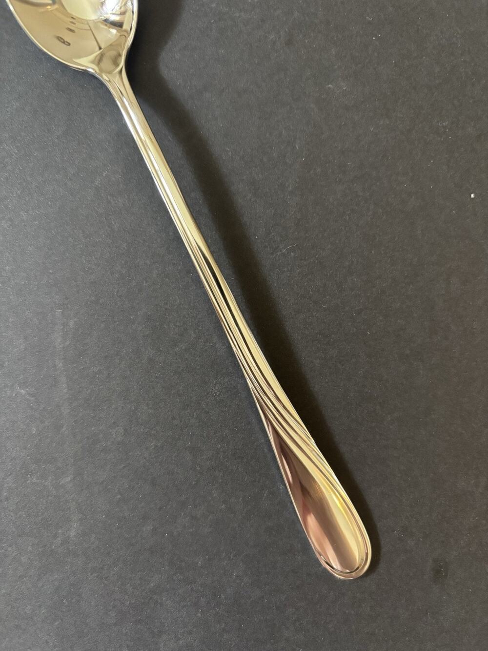 Lenox SUMMERVILLE 18/10 Stainless Flatware Set Of 10 Ice Tea Spoons 7 3/4" NEW